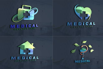 create a modern and professional pharmacy wellness logo