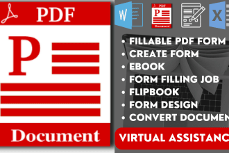 create fillable PDF form filling flipbook PDF fillable form word document