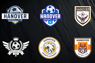 do soccer or football basketball club logo design