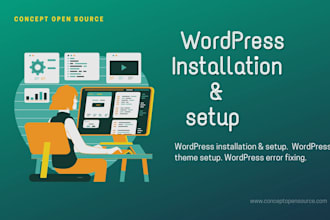 install wordpress theme and plugins
