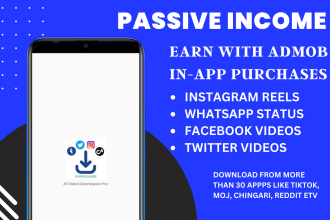 provide all in one video downloader app for passive income