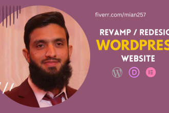 revamp, rebuild, create, and update wordpress website