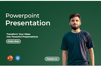 design professional powerpoint PPT presentation