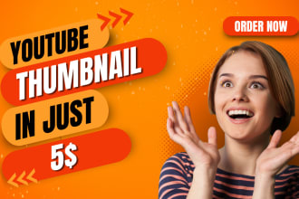 design amazing  attractive and eye catchy youtube thumbnails