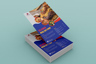 create an event business food corporate flyer design