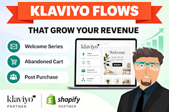 create klaviyo email flows for shopify that convert