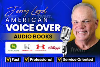 record an american male audio book