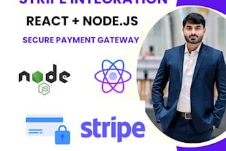 do stripe integration in your react website using node js