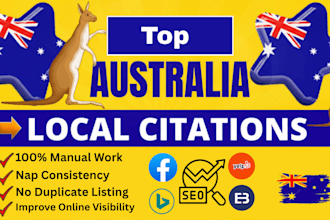 create australia local citations from brightlocal and yext