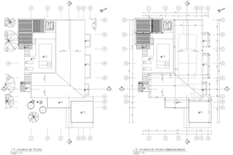 draw full set of architectural floor plans