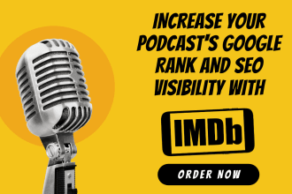 edit existing or create new podcast page on imdb for SEO boost