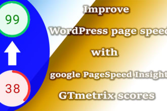 improve wordpress page speed, google pagespeed insights, gtmetrix scores