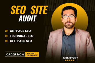 do SEO site audit to identify all the backend errors and issues to your website