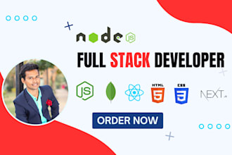 develop mern stack custom website using nodejs and reactjs