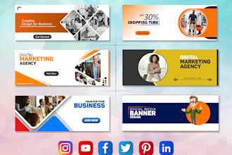 design awesome looking web banner, flyer, fb ads and cover