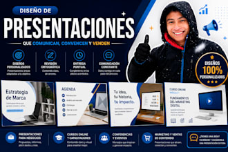 diseñar presentaciones profesionales para empresas, cursos y educación