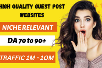 do high quality dofollow niche relevant guest post sites
