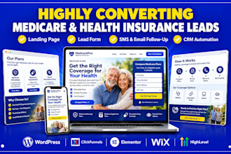 build a medicare and health insurance lead generation funnel