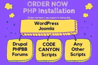 install any PHP script from codecanyon