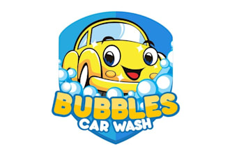 design awesome modern nice a premium carwash logo