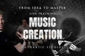 produce or remake a full metal song with real instruments