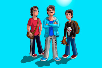 create vibrant illustrations in the pure style of moises