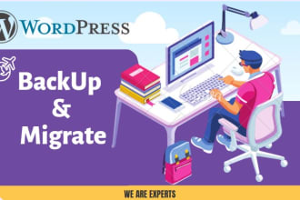 migrate and backup your wordpress website in 4 hours