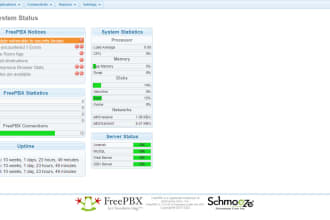 install asterisk voip with freepbx, fusionpbx, magnusbilling, astpp