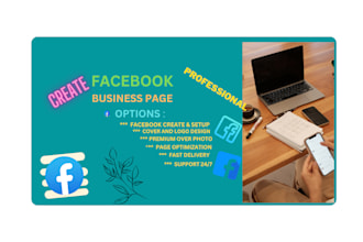 design and setup facebook page and others professionally