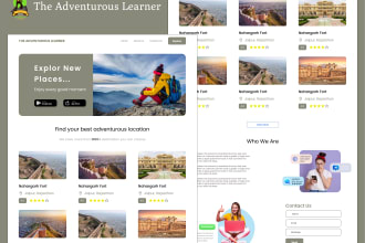 design travel agency wordpress website