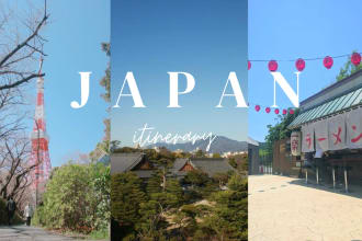 provide a personalized japan wide itinerary for you