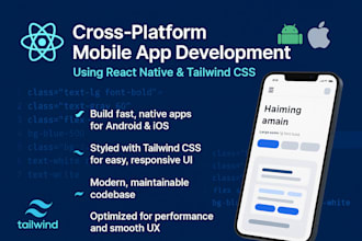 develop a hybrid mobile app using react native for your business