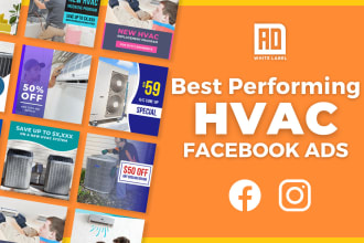 send you my best performing hvac facebook ads