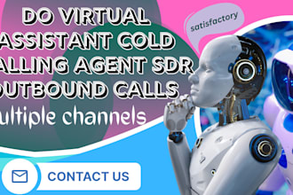 do virtual assistant cold calling agent, sdr, outbound calls,2d 3d avatar agent