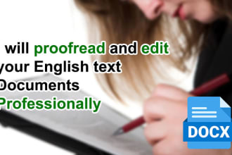 do english proofreading and editing for ai detection