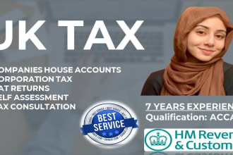 prepare UK company accounts and corporation tax return