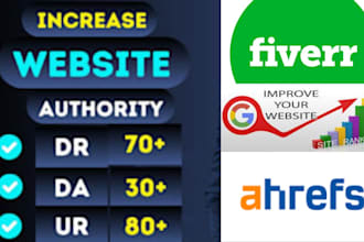 increase domain authority url dr tf with quality backlinks