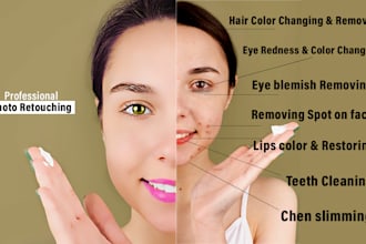 do remove objects and colorize the image, photo editing, picture retouching