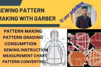 make clothing sewing pattern and tack pack