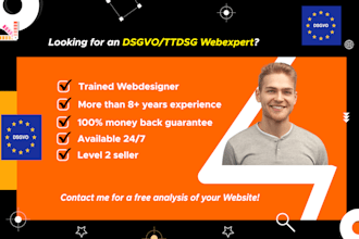 dsgvo ttdsg law update your wordpress website