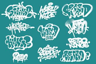 graffiti logo or graffiti illustration