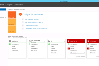 install windows server os and configure server roles