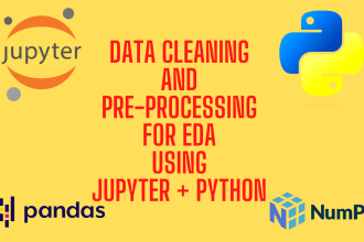 do data cleaning, preprocessing using jupyter