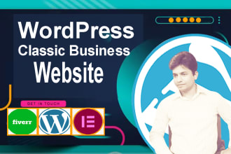 do wordpress website, landing page, portfolio, blog