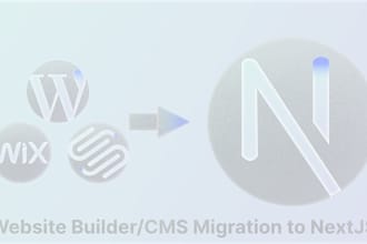 migrate your wordpress or shopify website to next js