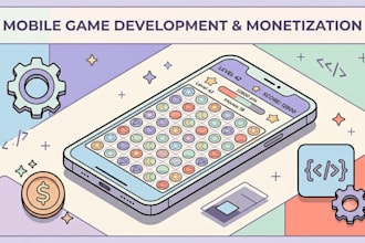develop your mobile puzzle game in unity with ad monetization