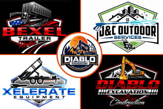 make pressure washing and junk removal logo design