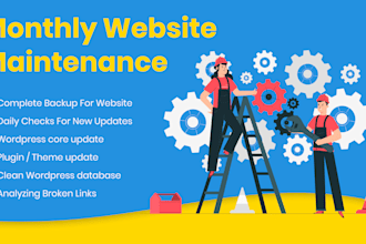 do monthly wordpress website maintenance