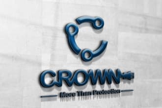 design luxury, crown, fashion, jewelry, business and family crest logo
