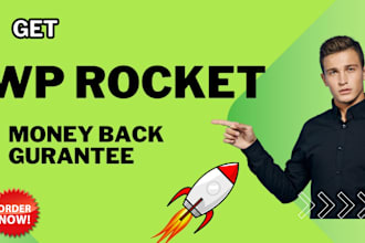 install premium wp rocket plugin in your wordpress